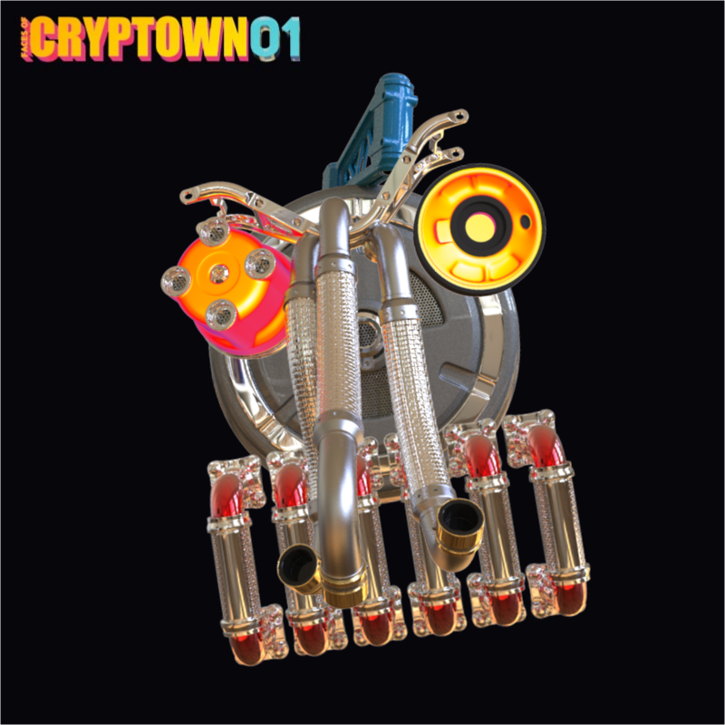 FacesOfCryptown vol.01 #10 static token preview