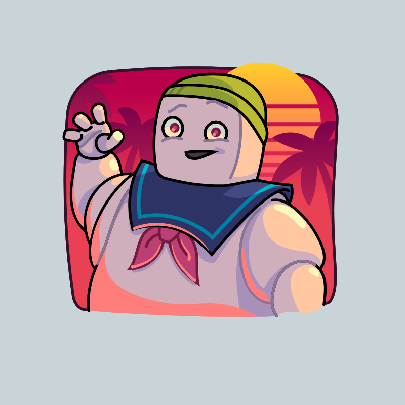 Stay Puft Marshmallow Man #1 static token preview