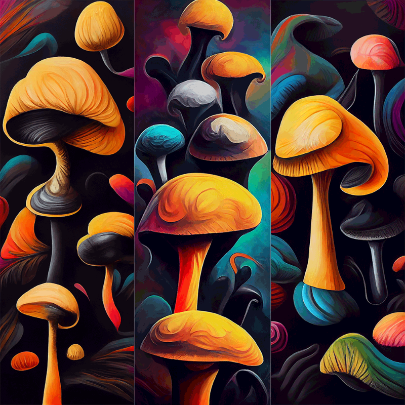 AI Mushroom #6 static token preview
