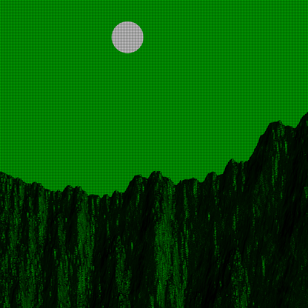 Classic generative landscape #19 static token preview