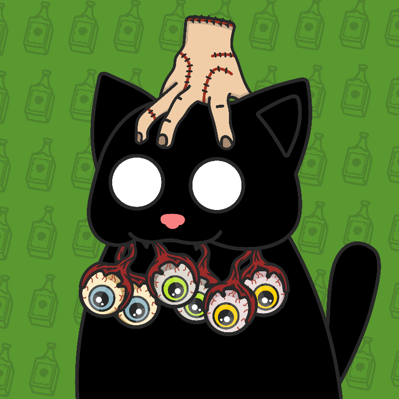 Addams Cat #6 static token preview