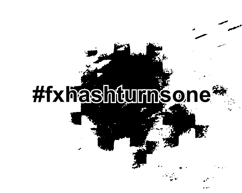 fxhash turns one #9 static token preview