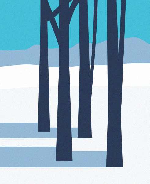 Minimal Snow Landscape #14 static token preview