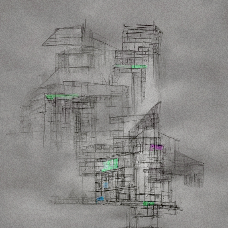 Impossible Neuro-Architecture #22 static token preview
