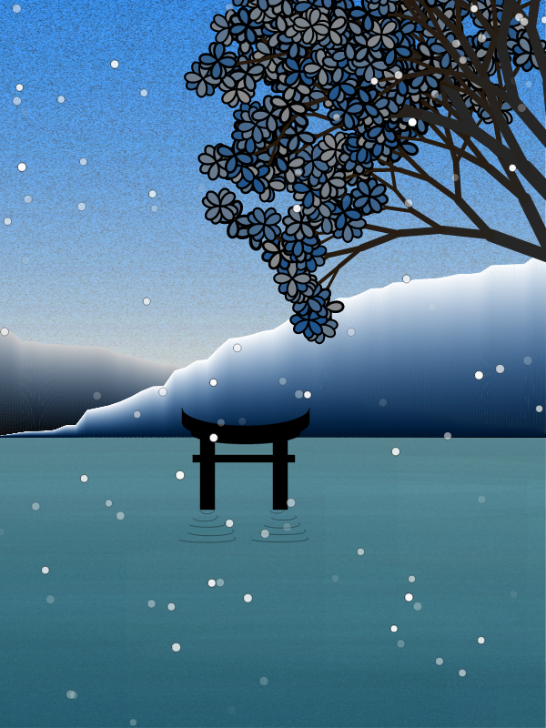 Winter morning in a village near Tokyo #18 static token preview