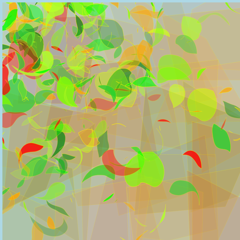 Leaves and glasses #1 static token preview