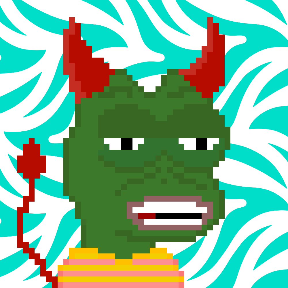 LITTLE PEPE CLUB (fxhash 1.0 batch) #23 static token preview