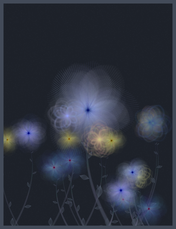 Fairy flower pattern #18 static token preview