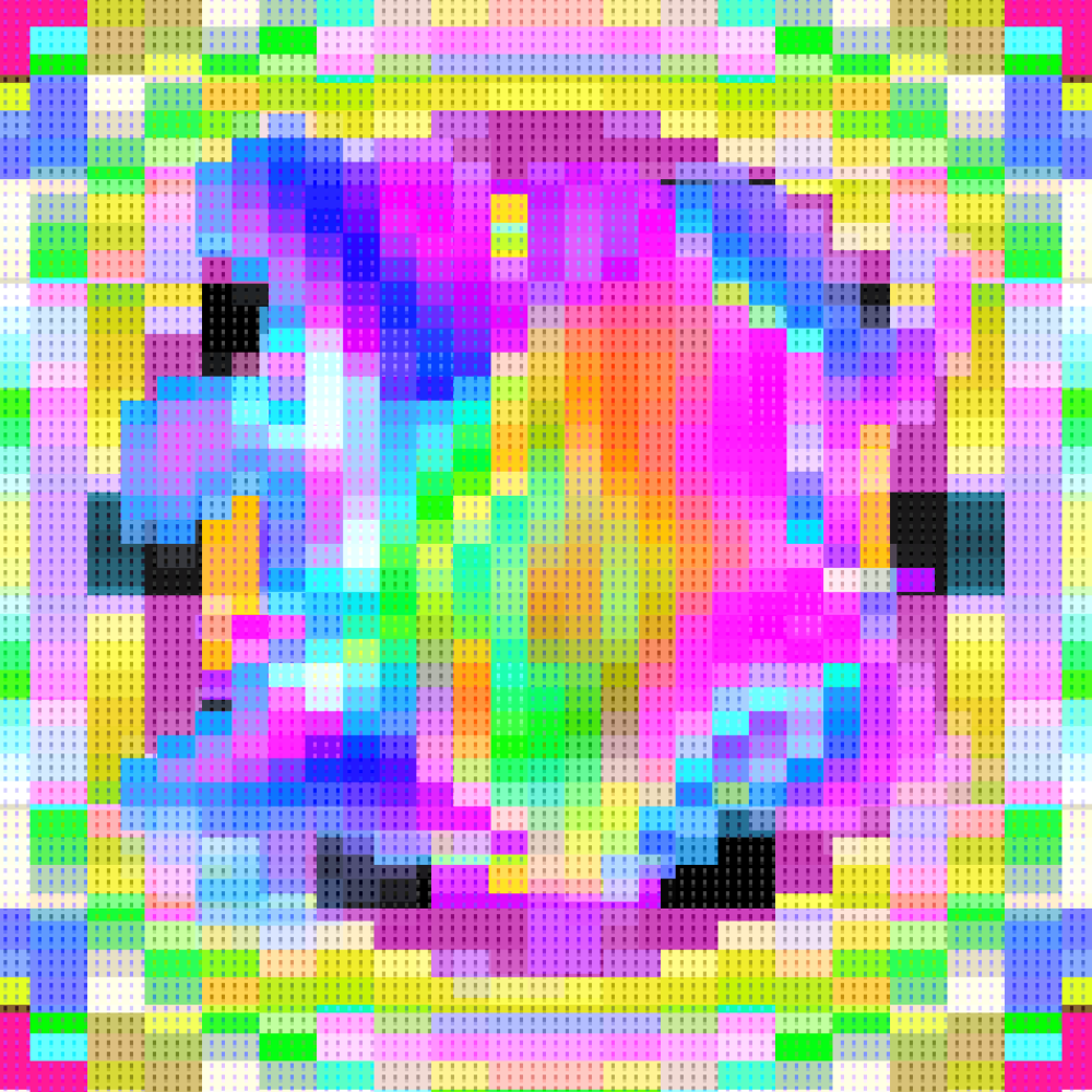 Pixelated Utopian Entity #5 static token preview