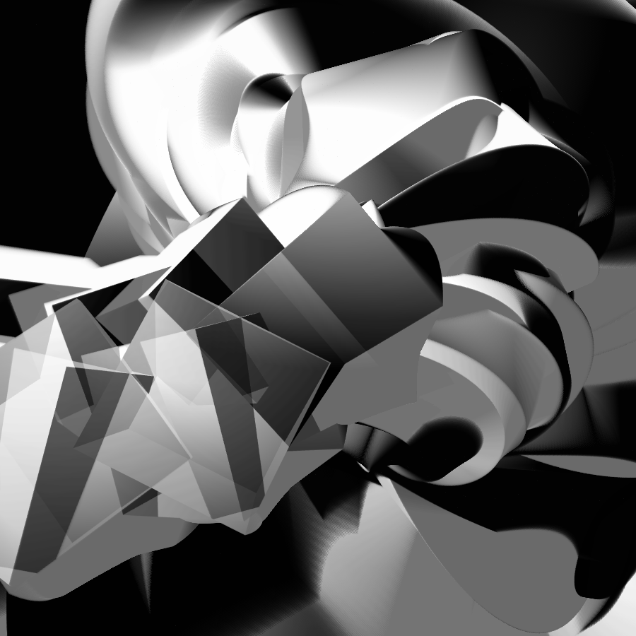 Transparent Evolving Sculpture #11 static token preview