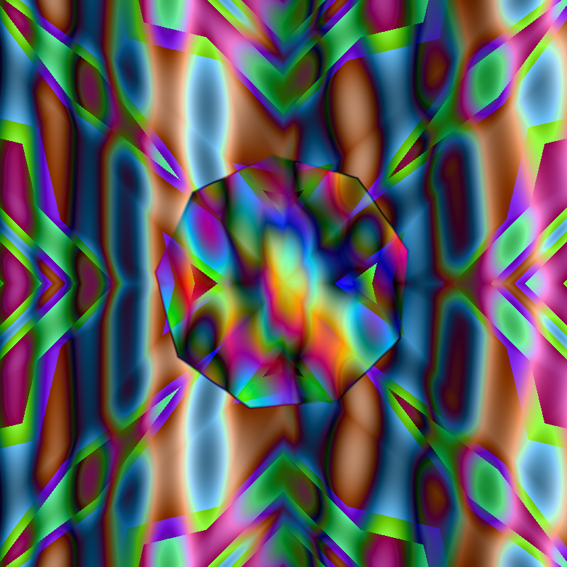 Multiple Colorful Shapes #13 static token preview