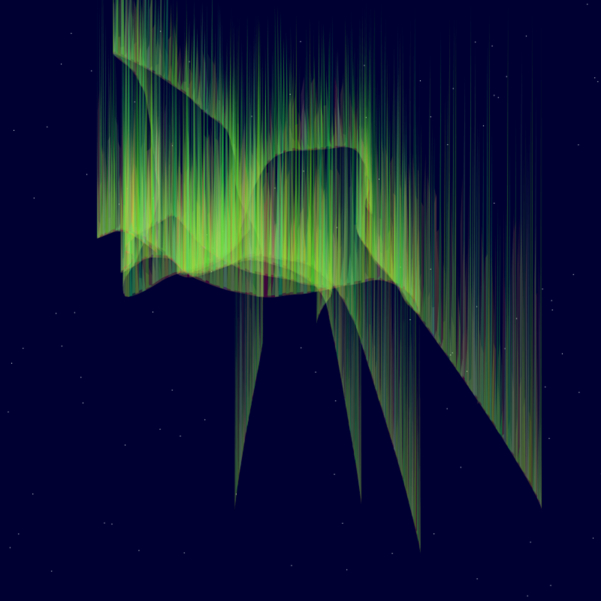 Aurora lights #4 static token preview