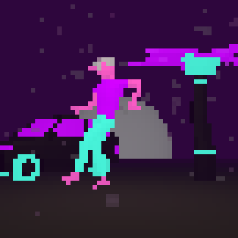 Sunset Dancers #24 static token preview