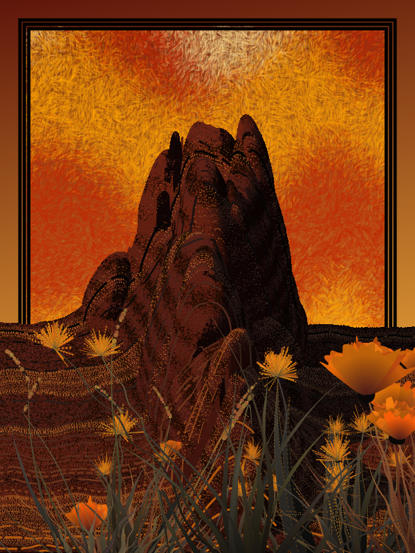 Desert Sun Rising #6 static token preview
