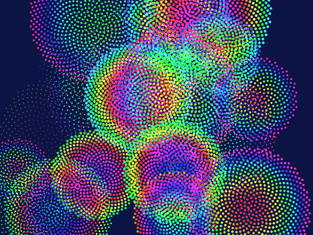 Phyllotactic Fireworks #12 static token preview