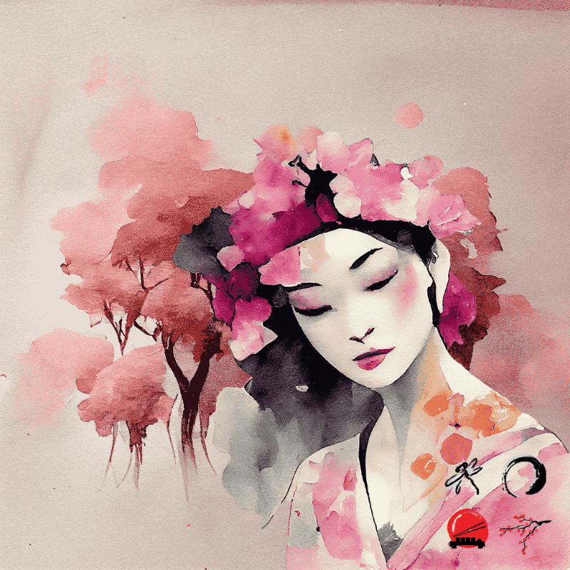 Pink Geisha #10 static token preview