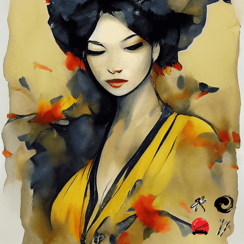 َAtumn Geisha #15 static token preview