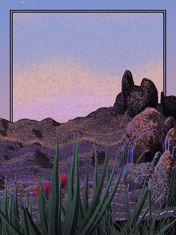 Desert Sun Rising #4 static token preview