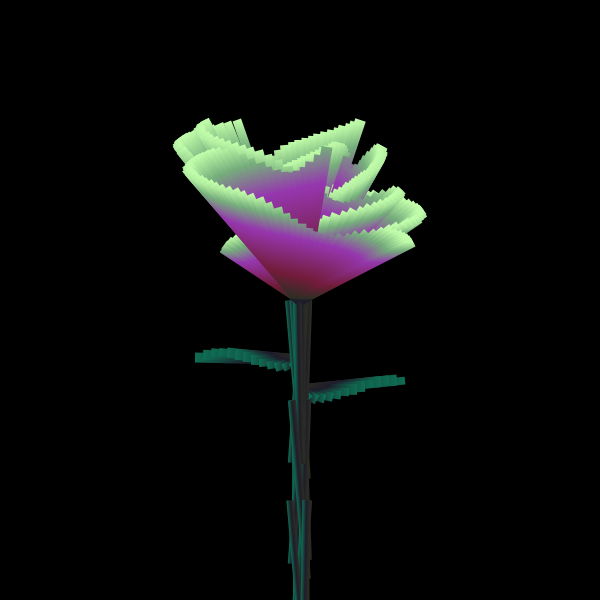 Digital Flower #6 static token preview