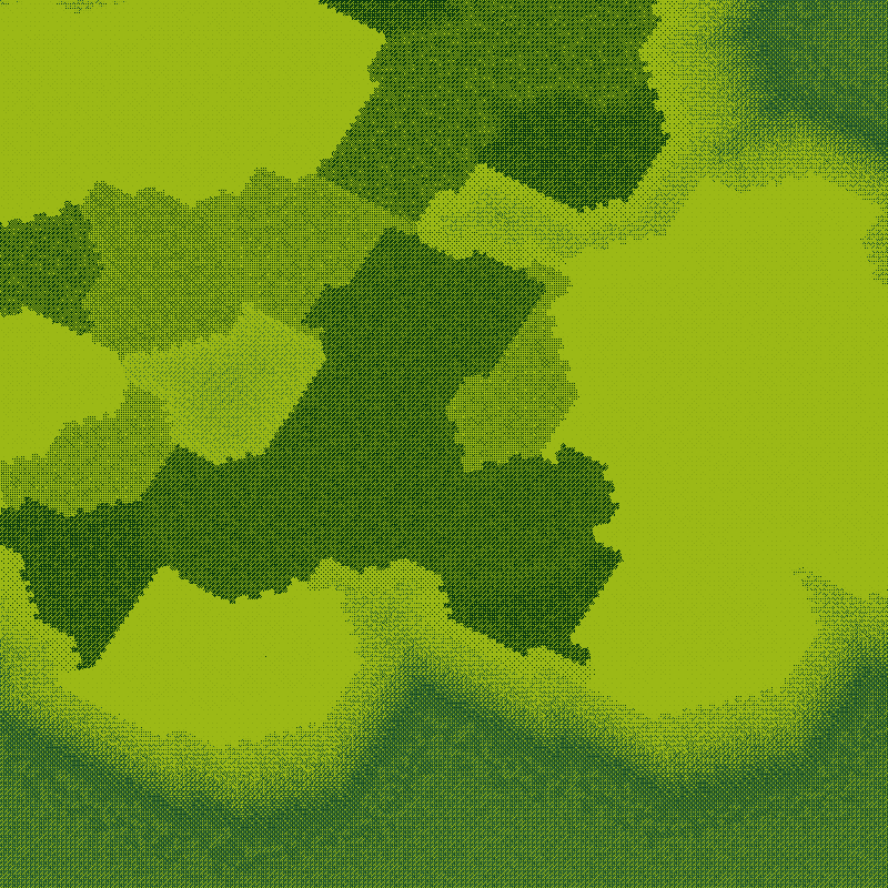 Littlecube Maps: Green Dithering #24 static token preview