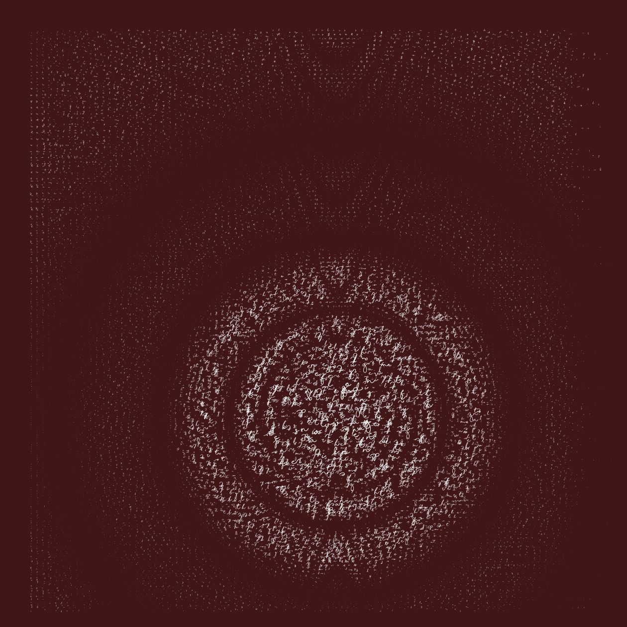 Asemic Writing 1o1 #21 static token preview