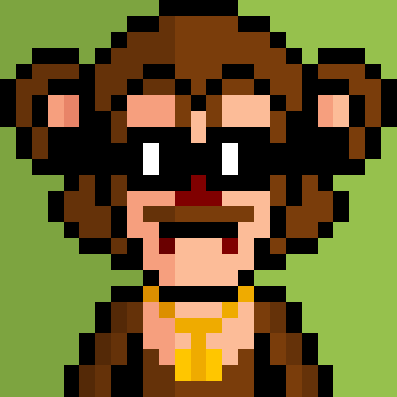 Morixels Monkey #20 static token preview