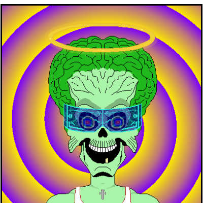 77 Weird Aliens #14 static token preview