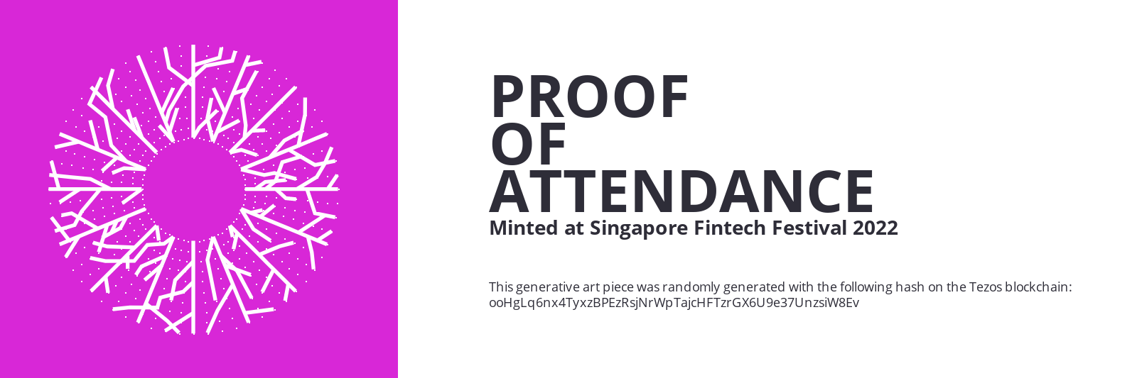 SFF2022 Proof of Attendance Token #956 static token preview