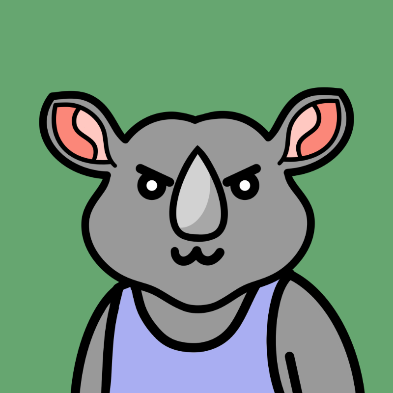 Cool Rhinoo #3 static token preview