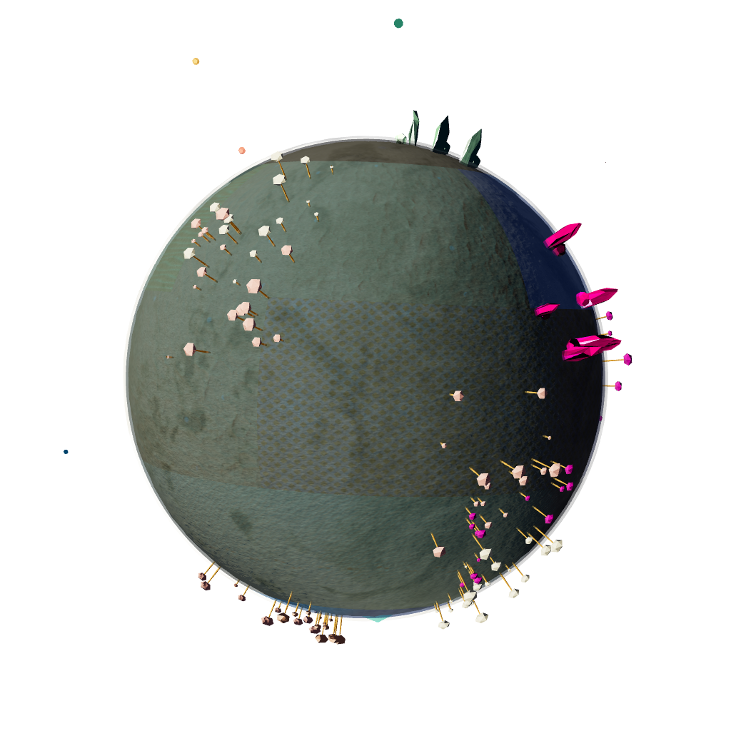 Exoplanets in texture #2 static token preview