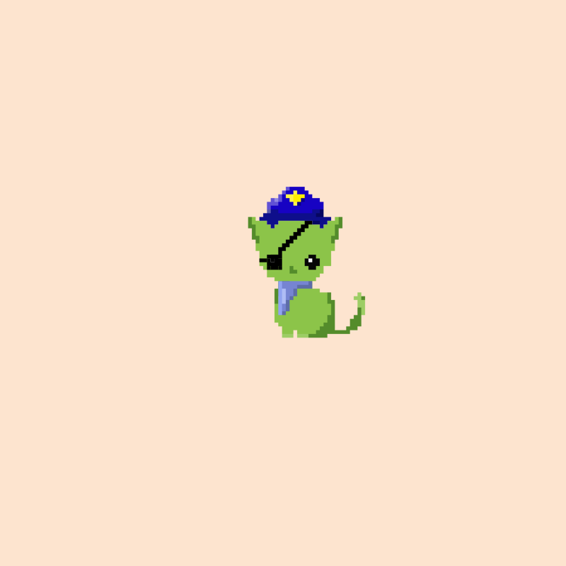 Pixel Cats #5 static token preview