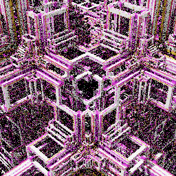 Colorful cubic sponge forms #18 static token preview