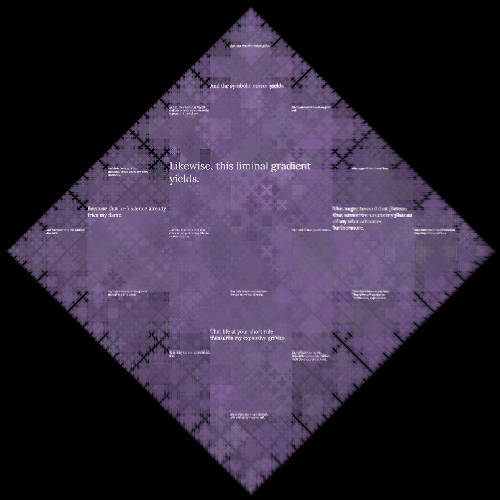 Diamond Fractal Fire #8 static token preview