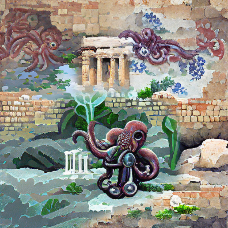 Octopus's Gardens and Ruins #3 static token preview