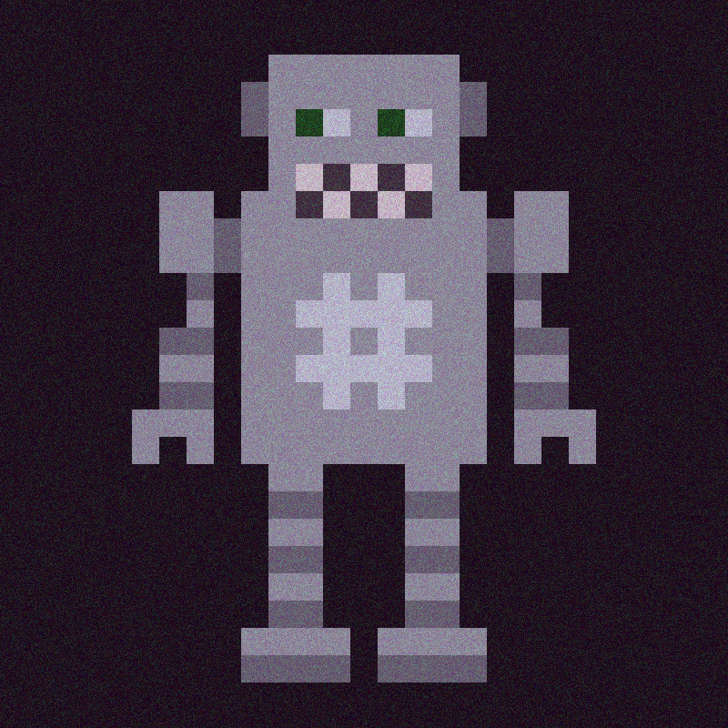 Pixelbots #18 static token preview