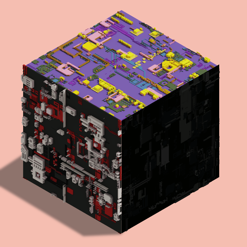 Cube generative #13 static token preview