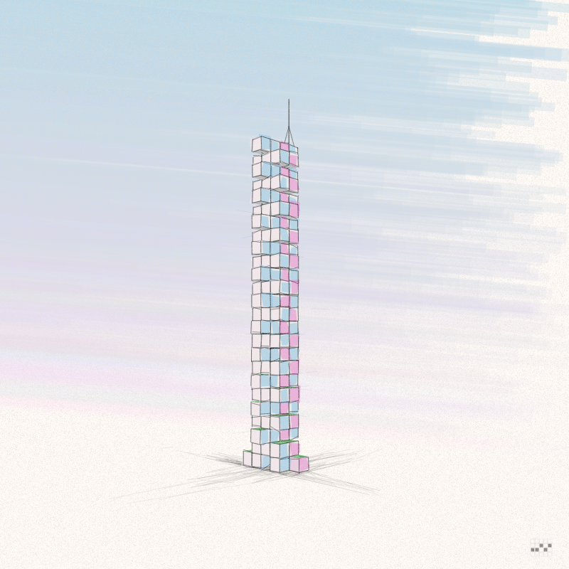 Cellular Skyscrapers #69 static token preview