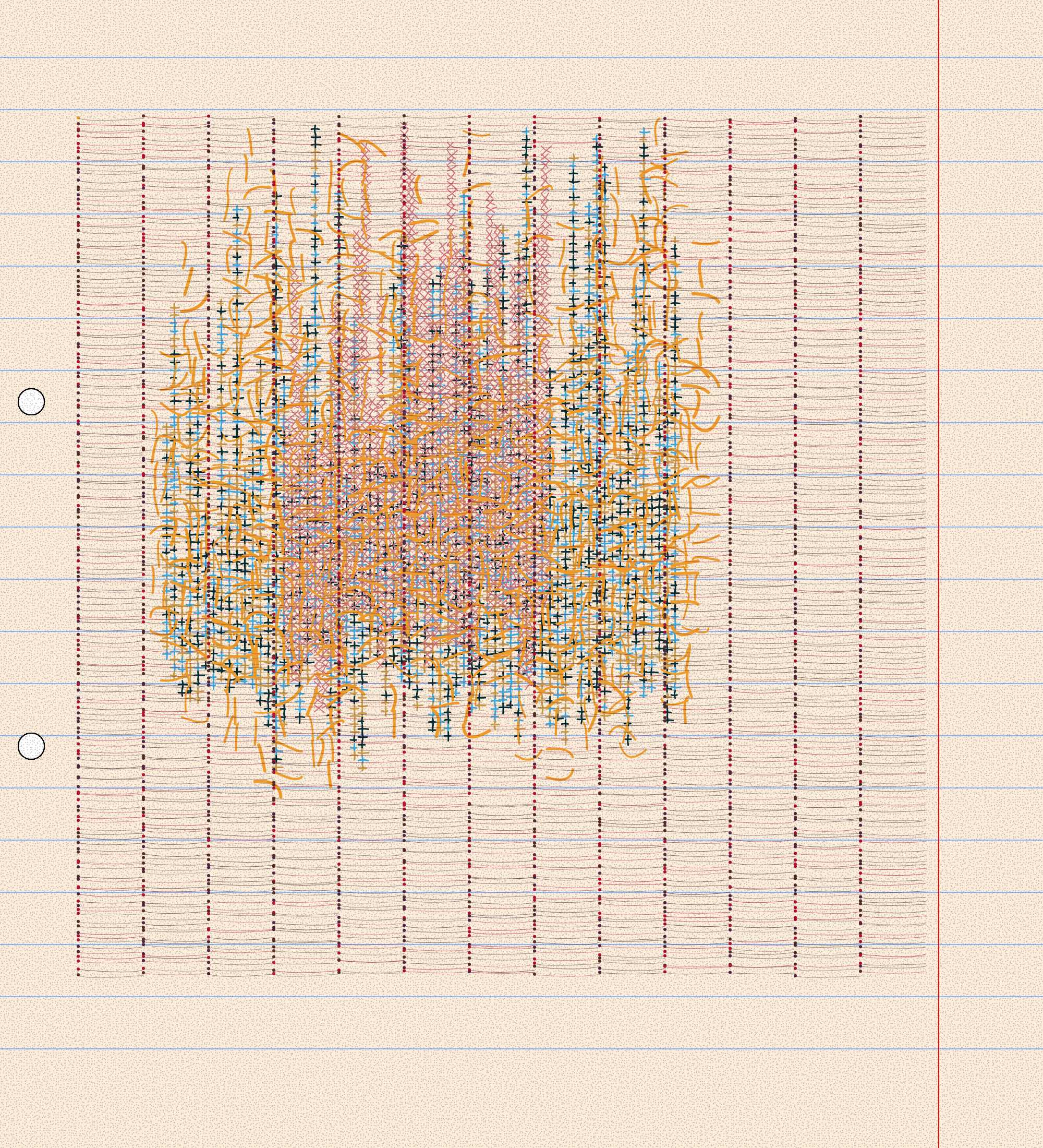 sketchbook page 3: threads #16 static token preview