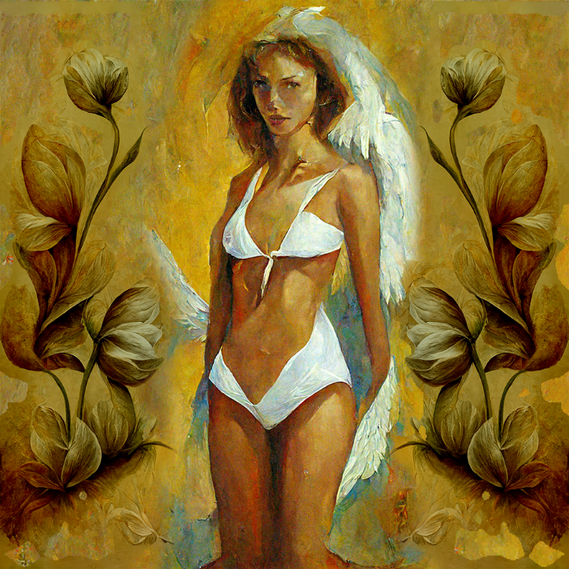 Girl and Flower #4 #10 static token preview