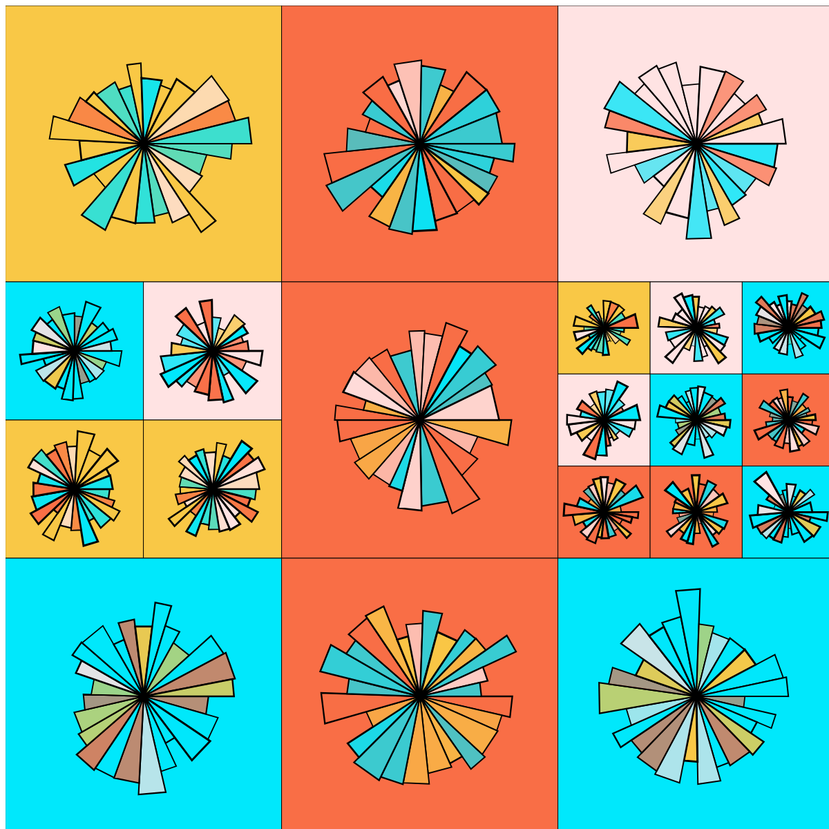 Dancing triangles #25 static token preview