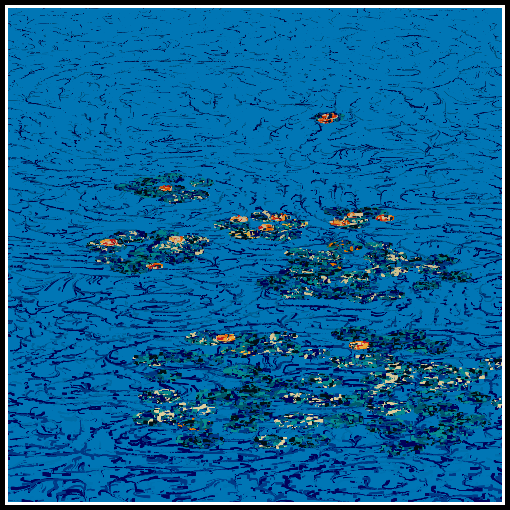 Polluted water lilies #17 static token preview