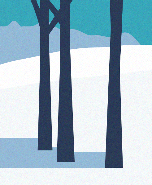 Minimal Snow Landscape #23 static token preview
