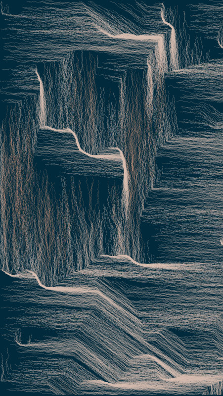 Algoscapes | Rock-face #533 static token preview