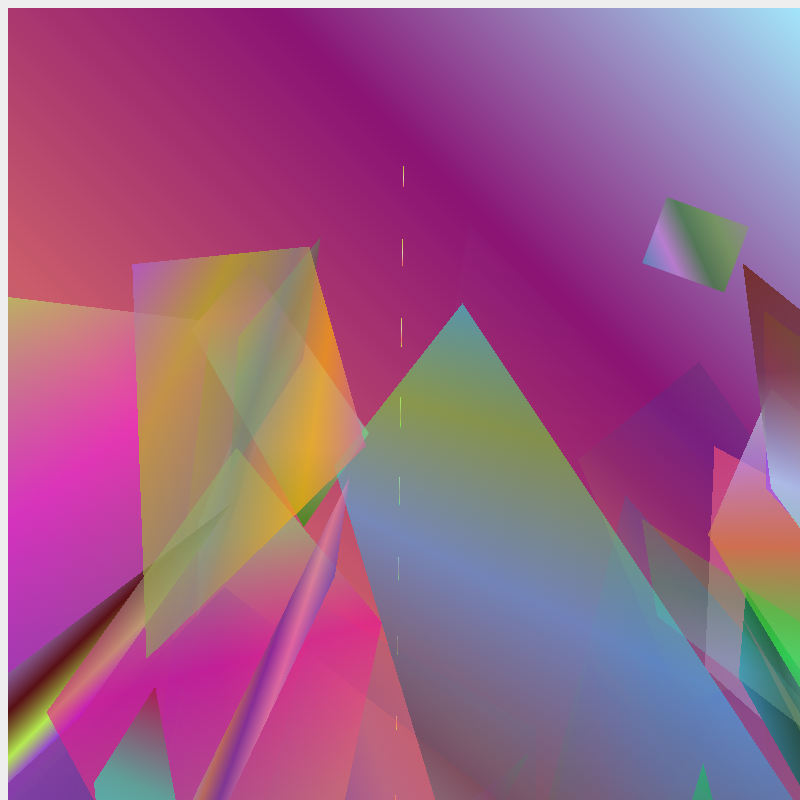 random divs with gradient and perspective #7 static token preview