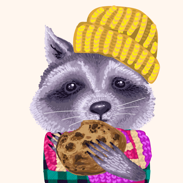 Cool Raccoon Collection #43 static token preview
