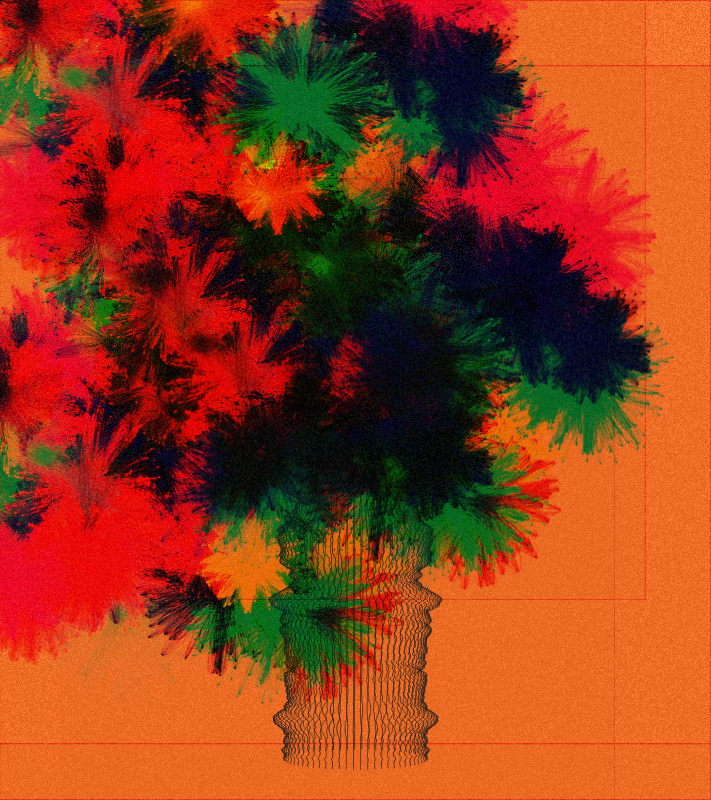 Broken Flowers #9 static token preview