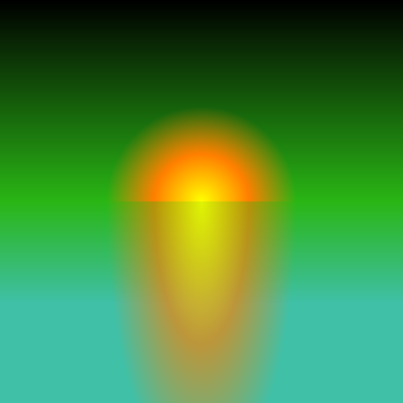 Sunset over random planet #8 static token preview