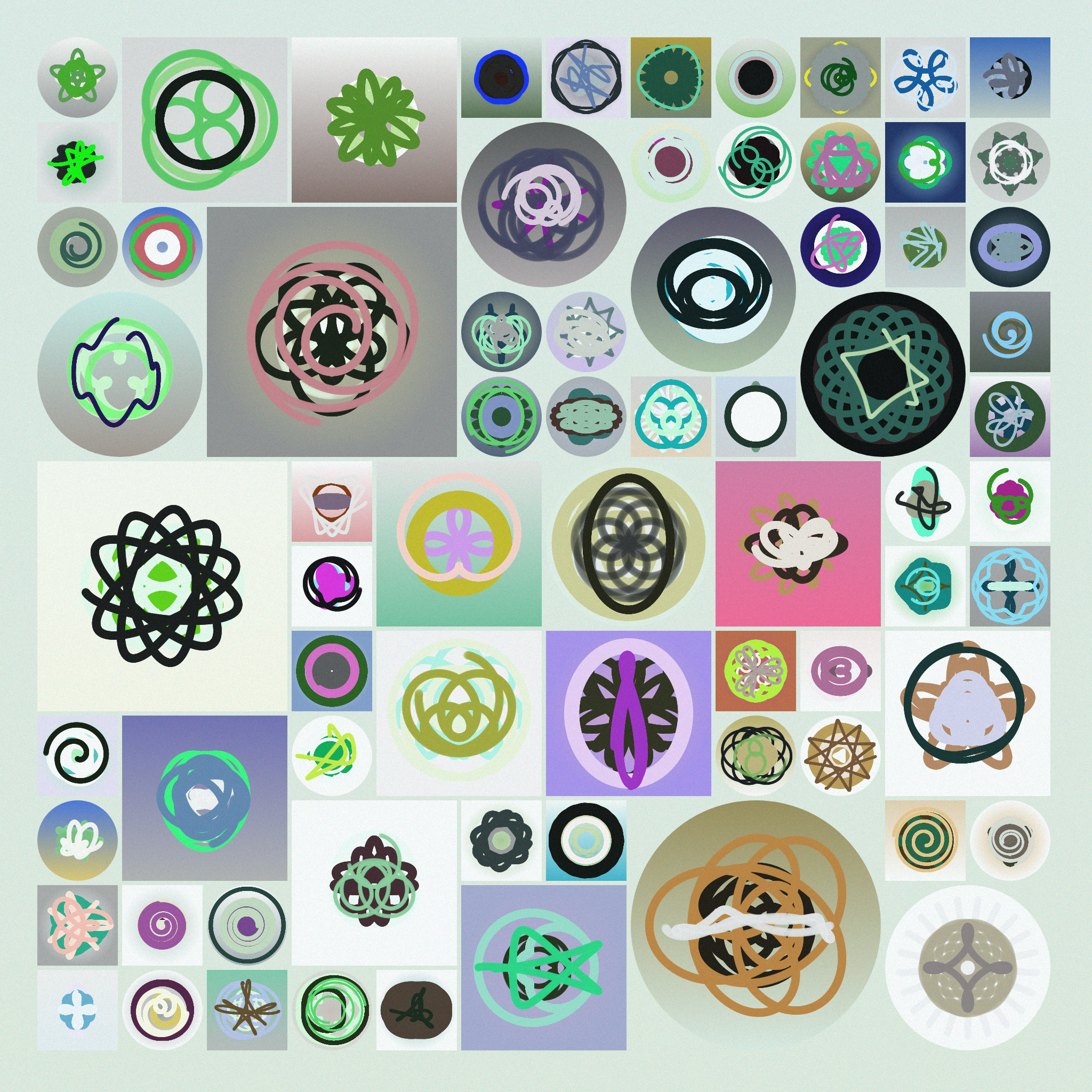 Spirography #9 static token preview