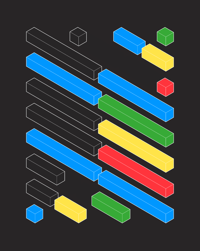 Blocky-Neon #14 static token preview