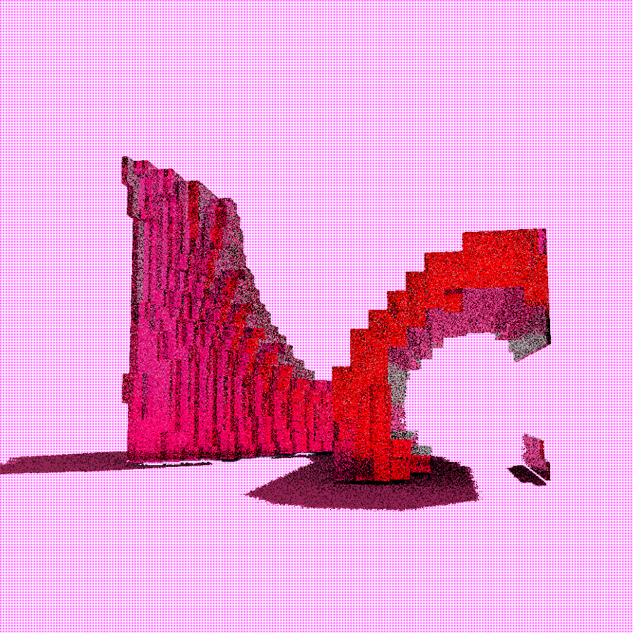 ‘Low-Res’ poems #20 static token preview